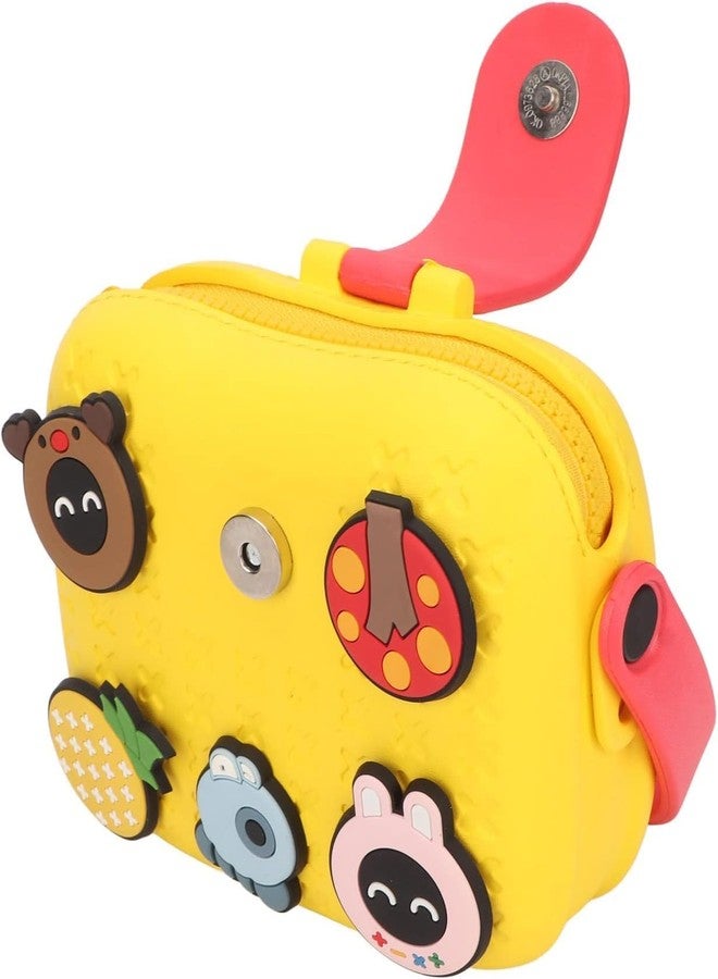 Brighterbee Kids Camera Bag, Lightweight Shoulder Bag with Buffer Case for Boys and Girls for Travel (Yellow) - Image 2
